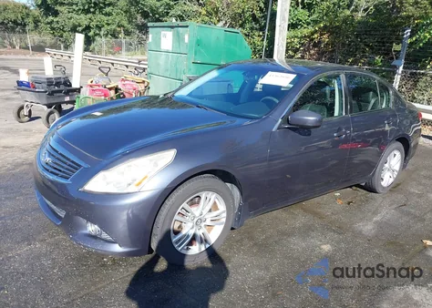 2011 Infiniti G25X из США, поврежденный, VIN JN1DV6AR9BM450795